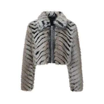 Bellivera Faux Fur Leather Jacket for Women - Stylish & Warm