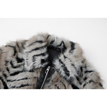 Bellivera Faux Fur Leather Jacket for Women - Stylish & Warm
