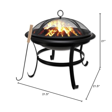 Gas One 22 in Portable Fire Pit for Outdoor Gatherings
