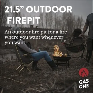 Gas One 22 in Portable Fire Pit for Outdoor Gatherings