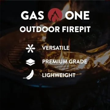 Gas One 22 in Portable Fire Pit for Outdoor Gatherings
