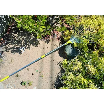 MLTOOLS Adjustable Garden Leaf Rake | 64-inch Expandable