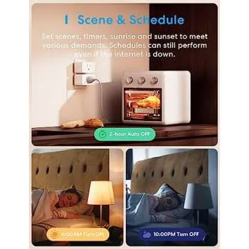 meross Wi-Fi Smart Plug Mini, 15 Amp & Reliable Wi-Fi Connection, Support Alexa, Google Assistant, Remote Control, Timer, Occupies Only One Socket, 2.4G WiFi Only, 4 Pack