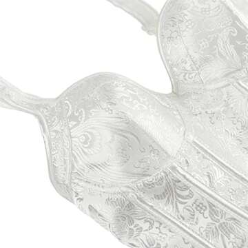 Kranchungel Women's Gothic Shoulder Straps Tank Overbust Corset Halter Bustiers Top Plus Size Lingerie X-Large White