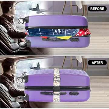 Luggitime Heavy Duty Luggage Straps for Every Traveler