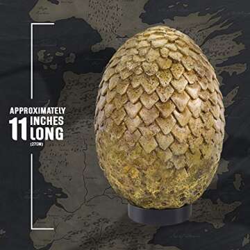 The Noble Collection Game of Thrones Viserion Egg (Tan)