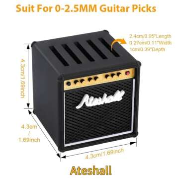 Guitar Picks Holder: Stylish Amp Speaker Design Gift