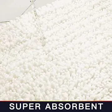 Luxurious Walensee Bath Rug - Non Slip, Soft & Absorbent