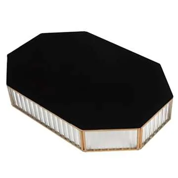 K COOL Gold Mirror Tray - Stylish & Functional Organizer