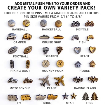 Personalized Holy Cow Canvas World Map with Pins for Travelers