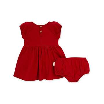 Burt's Bees Baby - Baby Girl's Dress, Infant & Toddler, Short & Long-Sleeve, 100% Organic Cotton