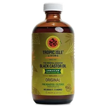 Tropic Isle Living Jamaican Black Castor Oil Set for Youthful Hair and Skin
