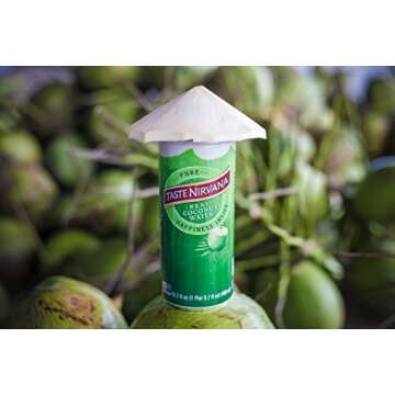Taste Nirvana Coconut Water 16.2 oz Cans - Natural Refreshment