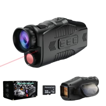 JStoon Digital Night Vision Monocular with Infrared Illuminator & 1080P Recording