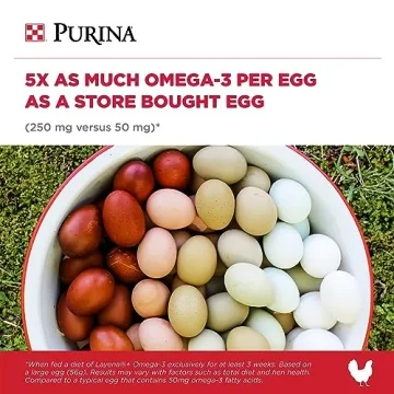 Purina Layena+ High Omega-3 Nutrition for Healthy Hens