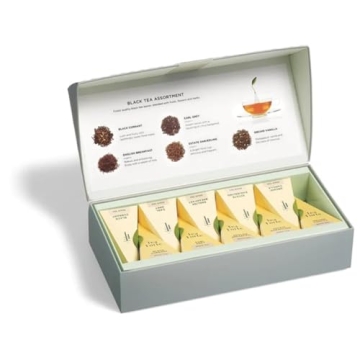 Tea Forte Assorted Black Tea Gift Set with Pyramid Infusers