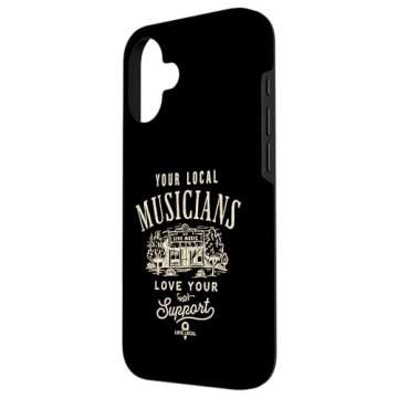 Support Your Local Musicians Music Bands Scene Case