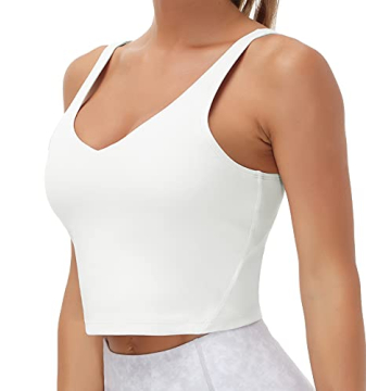 Women’s Longline Sports Bra Wirefree Padded Medium Support
