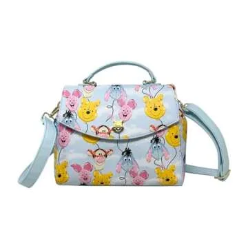 Loungefly Disney Winnie the Pooh Balloon Friends Crossbody Satchel Handbag