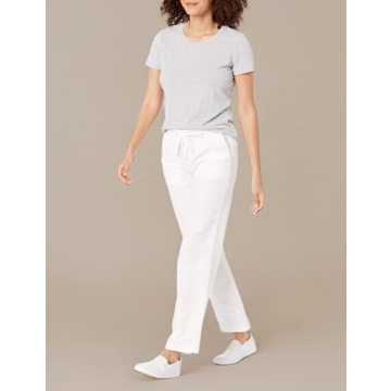 Amazon Essentials Women's Comfortable Linen Wide Leg Pants