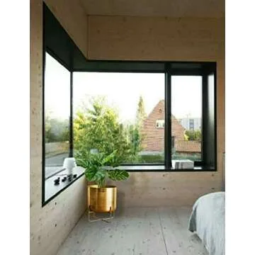 Elegant Gold Planter with Detachable Stand for Indoor Plants