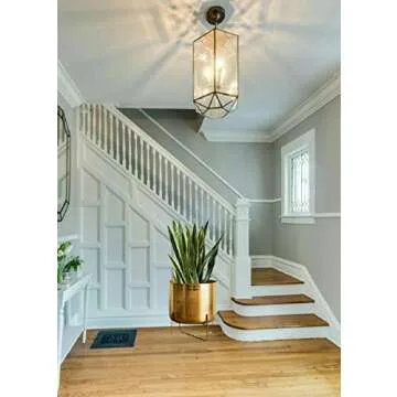 Elegant Gold Planter with Detachable Stand for Indoor Plants