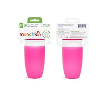 Munchkin Miracle Cup - 10 Oz. Spoutless 360 Cup for Easy Drinking