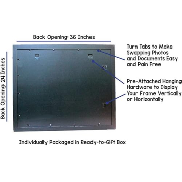 Stylish 24x36 Gallery Frame with Hardware
