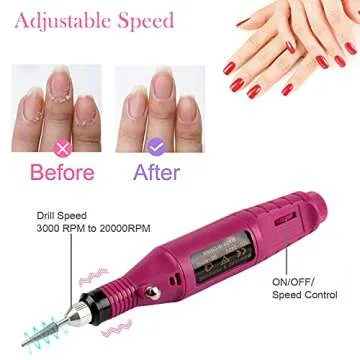 BlueTop Electric Manicure Pedicure Nail Drill Kit