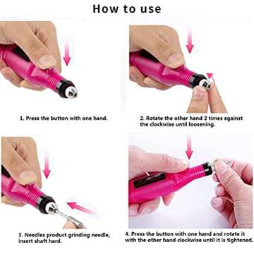 BlueTop Electric Manicure Pedicure Nail Drill Kit