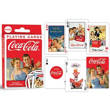 Coca-Cola Vintage Cards for Family Fun and Games