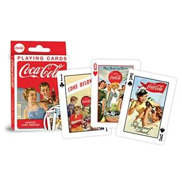 Coca-Cola Vintage Cards for Family Fun and Games