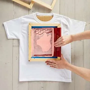 3 Pack Wood Silk Screen Printing Frame Starter Kit for Beginners and Kids, 110 Mesh (11 x 13 x 0.8 in)