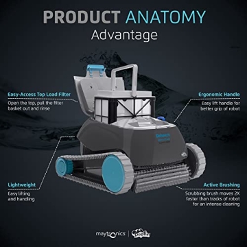 Dolphin Advantage Ultra Robotic Pool Cleaner Wall-Climbing Tech