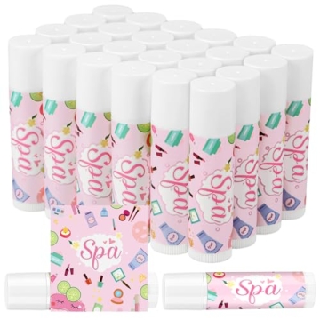 Suttmin 24 Pcs Spa Party Lip Balm Set for Women
