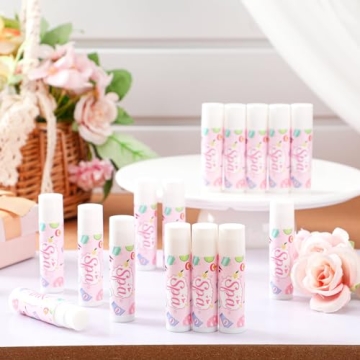 Suttmin 24 Pcs Spa Party Lip Balm Set for Women