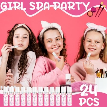 Suttmin 24 Pcs Spa Party Lip Balm Set for Women