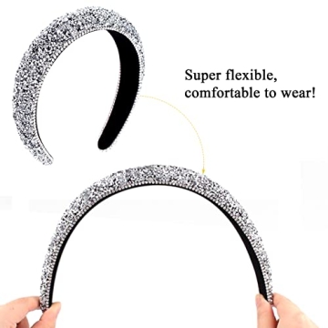 Stylish Wecoe Rhinestone Headband for Women & Girls