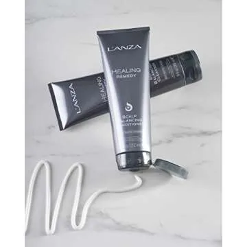 L'ANZA Healing Remedy Scalp Balancing Cleanser, Restores Wellness to Hair and Scalp While Reducing Oiliness and Excessive Sebum, with Papaya Extract, Paraben-free, Gluten-free (9 Fl Oz)