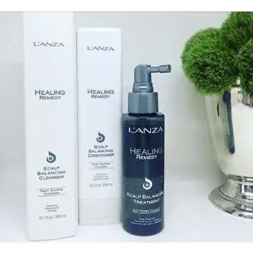 L'ANZA Healing Remedy Scalp Balancing Cleanser, Restores Wellness to Hair and Scalp While Reducing Oiliness and Excessive Sebum, with Papaya Extract, Paraben-free, Gluten-free (9 Fl Oz)