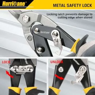 Heavy Duty HURRICANE 10 Inch Aviation Tin Snips