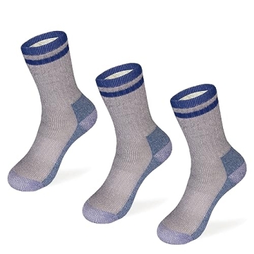 MERIWOOL Merino Wool Kids Hiking Socks for Children 3 Pairs