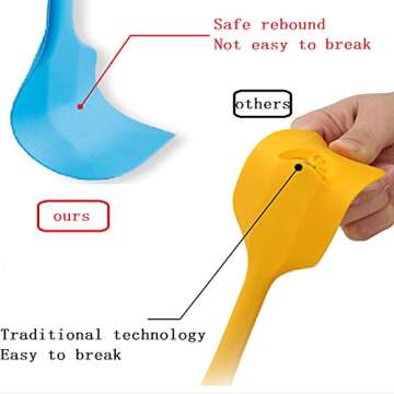 8 Pieces Silicone Spatulas,8.5 inch Non-stick Spatulas with Stainless Steel Core,Heat Resistant-500℉, One Piece Design,Food Grade Silicone, Dishwasher Safe, for Mixing,Cooking,Baking (8.5 inch)