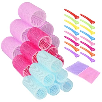 36Pcs Self Grip Hair Rollers Set for Perfect Curls