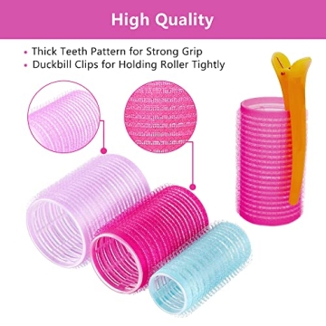 36Pcs Self Grip Hair Rollers Set for Perfect Curls