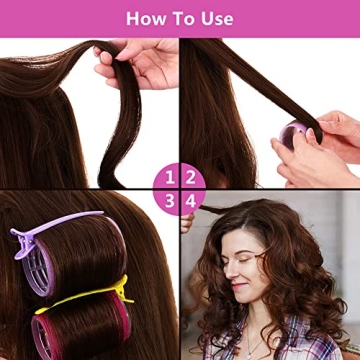 36Pcs Self Grip Hair Rollers Set for Perfect Curls