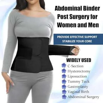 ChongErfei Postpartum Belly Band & Abdominal Binder Post Surgery Compression Wrap Recovery Support B...