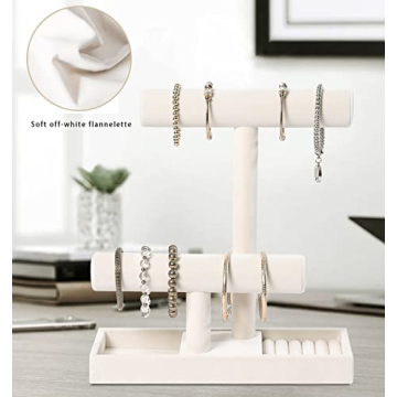 Stylish ByKen 2 Tier Jewelry Holder for Elegant Display