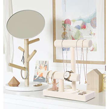 Stylish ByKen 2 Tier Jewelry Holder for Elegant Display
