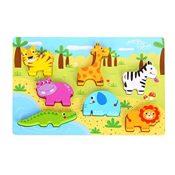 Learning Curve Fun at The Zoo Jigsaw Puzzle - Educational & Engaging for Toddlers